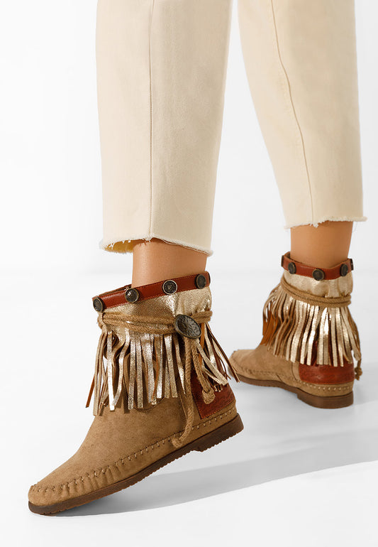 (🎅VORWEIHNACHTSVERKAUF-49 % RABATT) Peramora Haki Stiefel für Damen