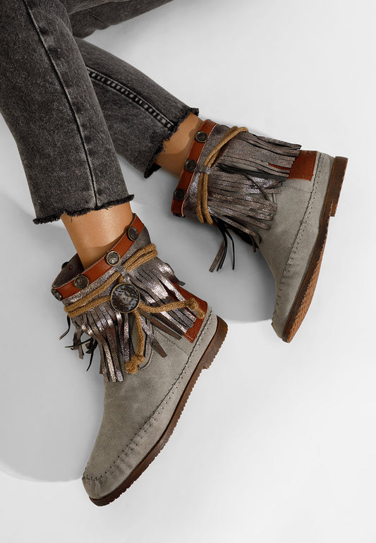 (🎅VORWEIHNACHTSVERKAUF-49 % RABATT) Peramora Haki Stiefel für Damen