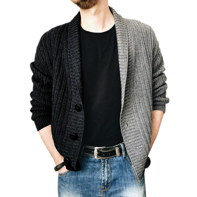 (🎅VORWEIHNACHTSVERKAUF-49 % RABATT) Zwei Farben Patchwork Pullover