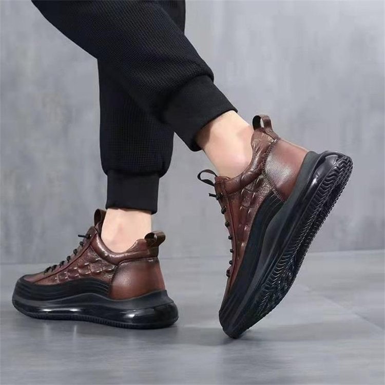 (🎅VORWEIHNACHTSVERKAUF-49 % RABATT) Herren Casual Kuhfell Air Cushion Schuhe
