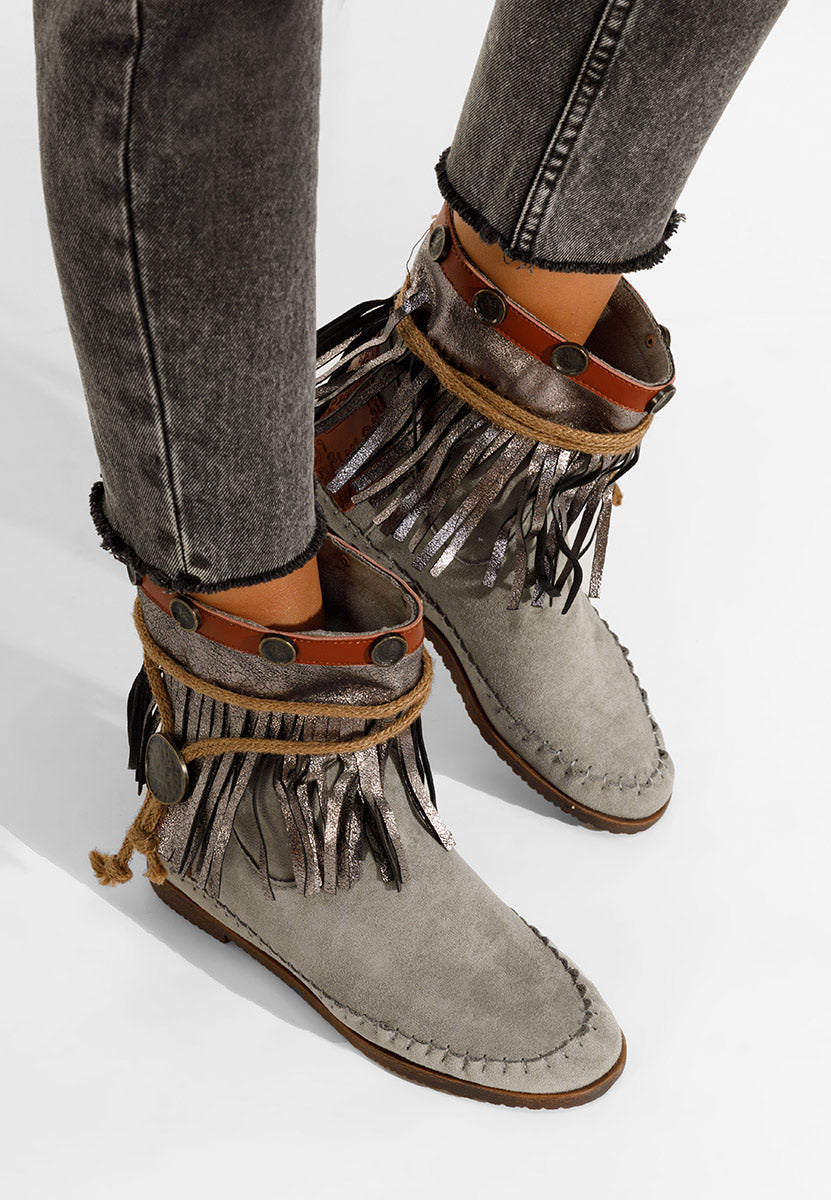 (🎅VORWEIHNACHTSVERKAUF-49 % RABATT) Peramora Haki Stiefel für Damen